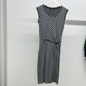 Weekend Max Mara Geometric Pattern Midi Dress